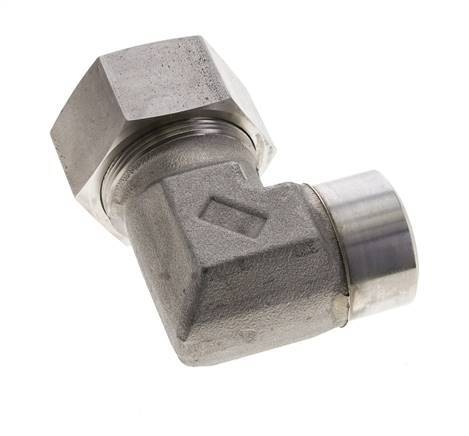 38S & 44mm Stainless Steel Elbow Cutting Fitting with Welding End 315 bar ISO 8434-1
