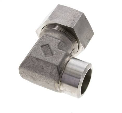 38S & 44mm Stainless Steel Elbow Cutting Fitting with Welding End 315 bar ISO 8434-1