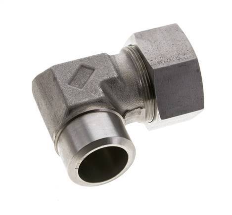 38S & 44mm Stainless Steel Elbow Cutting Fitting with Welding End 315 bar ISO 8434-1
