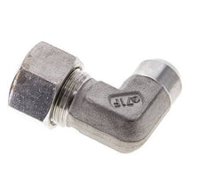 15L & 19mm Stainless Steel Elbow Compression Fitting with Welding End 315 bar ISO 8434-1