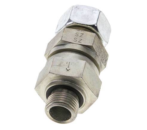 Hydraulic Check Valve Cutting Ring 18L (M26x1.5) & G1/2'' Male Steel 1-160bar (15-2320)psi Tube-Thread ISO 8434-1
