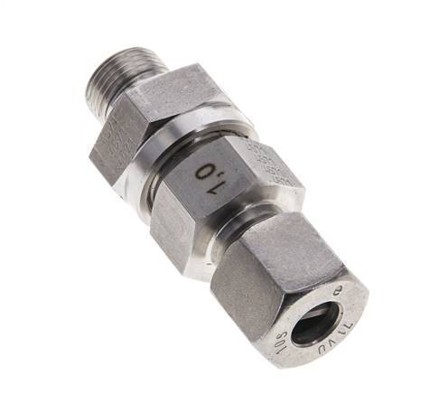 Hydraulic Check Valve Cutting Ring 10S (M18x1.5) & G3/8'' Male Stainless Steel 1-400bar (15-5800)psi Tube-Thread ISO 8434-1