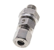 Hydraulic Check Valve Cutting Ring 10S (M18x1.5) & G3/8'' Male Stainless Steel 1-400bar (15-5800)psi Tube-Thread ISO 8434-1