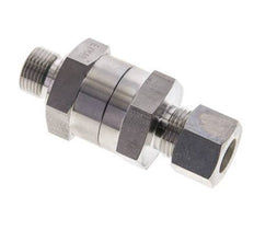 Hydraulic Check Valve Compression Ring 12L (M18x1.5) & G3/8'' Male Stainless Steel 1-250bar (15-3625)psi Tube-Thread ISO 8434-1
