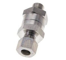 Hydraulic Check Valve Compression Ring 12L (M18x1.5) & G3/8'' Male Stainless Steel 1-250bar (15-3625)psi Tube-Thread ISO 8434-1