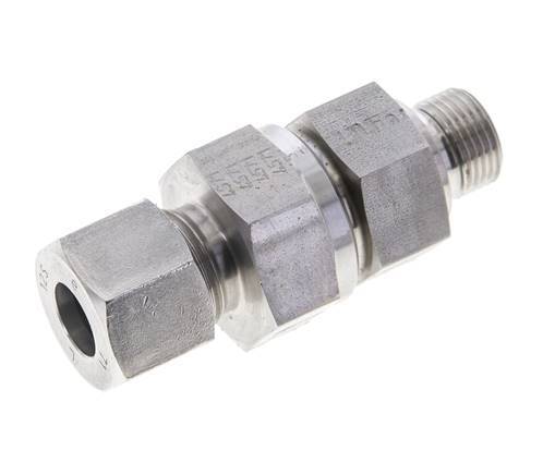 Hydraulic Check Valve Cutting Ring 12S (M20x1.5) & G3/8'' Male Stainless Steel 1-400bar (15-5800)psi Thread-Tube ISO 8434-1