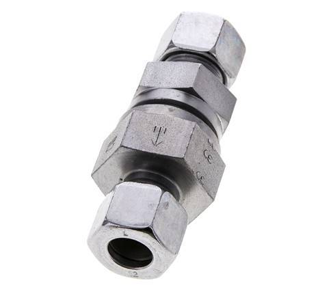Válvula de retención hidráulica Anillo de corte 12L (M18x1,5) Acero 0,2-250bar (3-3625)psi ISO 8434-1