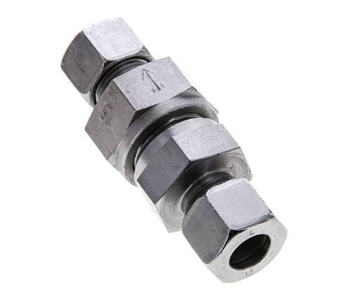 Válvula de retención hidráulica Anillo de corte 12L (M18x1,5) Acero 0,5-250bar (7-3625)psi ISO 8434-1