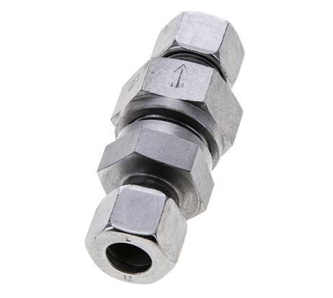 Válvula de retención hidráulica Anillo de corte 12L (M18x1,5) Acero 0,5-250bar (7-3625)psi ISO 8434-1