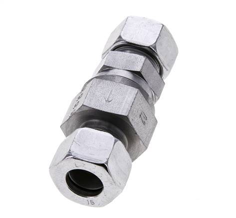 Válvula de retención hidráulica Anillo de corte 15L (M22x1,5) Acero 0,2-250bar (3-3625)psi ISO 8434-1