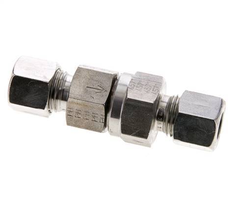 Válvula de retención hidráulica Anillo de corte 10L (M16x1,5) Acero inoxidable 0,5-250bar (7-3625)psi ISO 8434-1