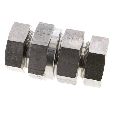 Hydraulic Check Valve Cutting Ring 42L (M52x2) Stainless Steel 1-100bar (15-1450)psi ISO 8434-1