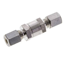 Válvula de retención hidráulica Anillo de compresión 6L (M12x1,5) Acero inoxidable 1-250bar (15-3625)psi ISO 8434-1