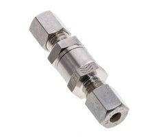 Válvula de retención hidráulica Anillo de compresión 6L (M12x1,5) Acero inoxidable 1-250bar (15-3625)psi ISO 8434-1