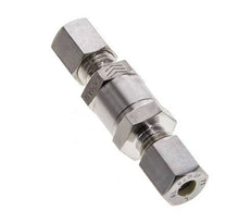 Válvula de retención hidráulica Anillo de compresión 6L (M12x1,5) Acero inoxidable 1-250bar (15-3625)psi ISO 8434-1