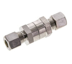 Válvula de retención hidráulica Anillo de compresión 10L (M16x1,5) Acero inoxidable 1-250bar (15-3625)psi ISO 8434-1
