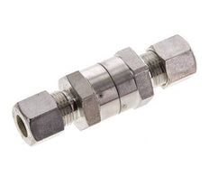 Válvula de retención hidráulica Anillo de compresión 10L (M16x1,5) Acero inoxidable 1-250bar (15-3625)psi ISO 8434-1