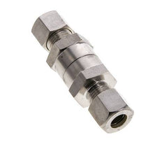 Válvula de retención hidráulica Anillo de compresión 10L (M16x1,5) Acero inoxidable 1-250bar (15-3625)psi ISO 8434-1