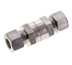 Válvula de retención hidráulica Anillo de compresión 15L (M22x1,5) Acero inoxidable 1-250bar (15-3625)psi ISO 8434-1