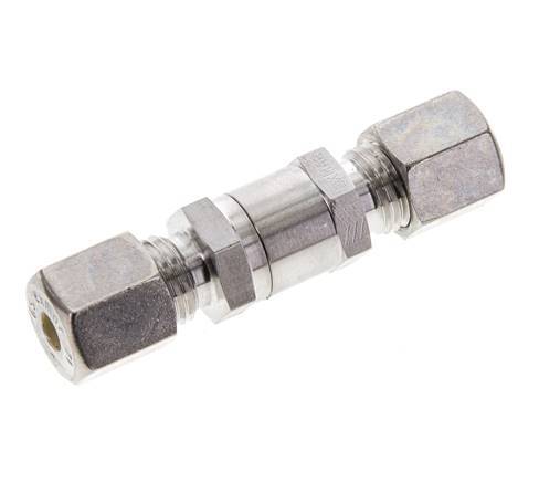 Válvula de retención hidráulica Anillo de compresión 3S (M14x1,5) Acero inoxidable 1-400bar (15-5800)psi ISO 8434-1