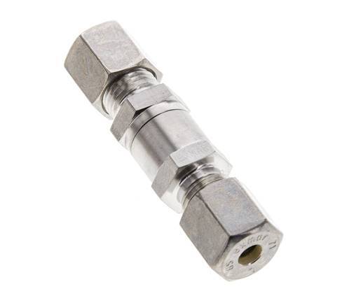Válvula de retención hidráulica Anillo de compresión 3S (M14x1,5) Acero inoxidable 1-400bar (15-5800)psi ISO 8434-1