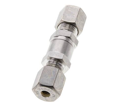 Válvula de retención hidráulica Anillo de compresión 3S (M14x1,5) Acero inoxidable 1-400bar (15-5800)psi ISO 8434-1