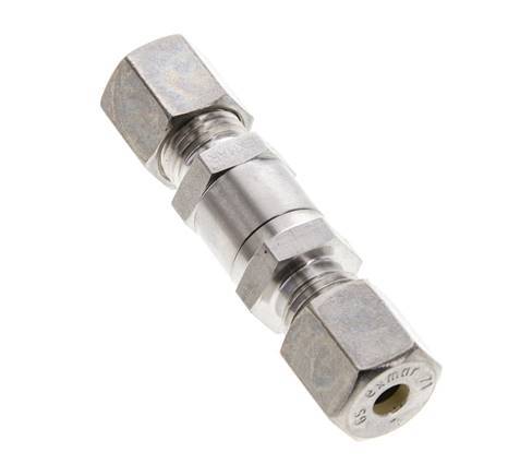 Válvula de retención hidráulica Anillo de compresión 3S (M14x1,5) Acero inoxidable 1-400bar (15-5800)psi ISO 8434-1