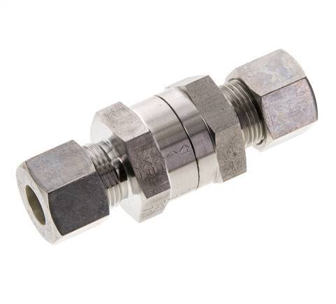 Válvula de retención hidráulica Anillo de compresión 12S (M20x1,5) Acero inoxidable 1-400bar (15-5800)psi ISO 8434-1