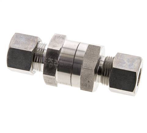 Válvula de retención hidráulica Anillo de compresión 12S (M20x1,5) Acero inoxidable 1-400bar (15-5800)psi ISO 8434-1