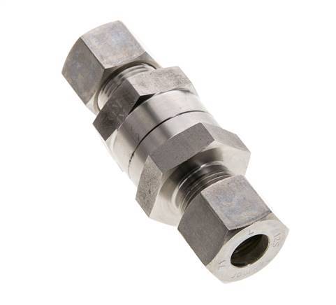 Válvula de retención hidráulica Anillo de compresión 12S (M20x1,5) Acero inoxidable 1-400bar (15-5800)psi ISO 8434-1