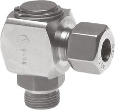 12S y M18x1,5 Accesorio de corte de acero inoxidable con rosca macho DN 8400 bar FKM giratorio ISO 8434-1