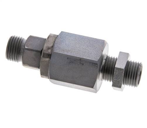 10L Acero Zincado Rótula con Guía de Bola Racor Pasamuros 315 bar NBR ISO 8434-1