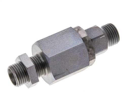 10L Acero Zincado Rótula con Guía de Bola Racor Pasamuros 315 bar NBR ISO 8434-1