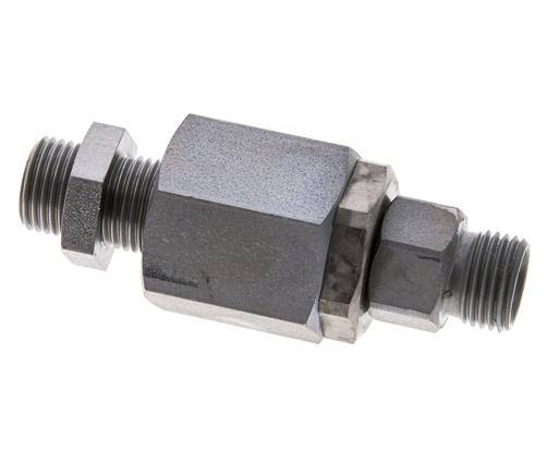 10L Acero Zincado Rótula con Guía de Bola Racor Pasamuros 315 bar NBR ISO 8434-1