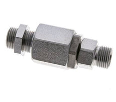 12L Acero Zincado Rótula con Guía de Bola Racor Pasamuros 315 bar NBR ISO 8434-1
