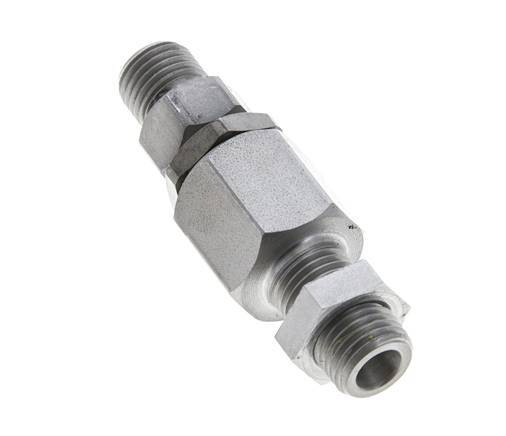 6S Rótula de acero zincado con guía esférica Racor de corte Pasamuros 350 bar NBR ISO 8434-1