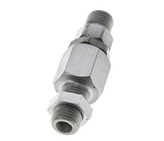 6S Rótula de acero zincado con guía esférica Racor de corte Pasamuros 350 bar NBR ISO 8434-1