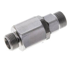 12S Zink plated Steel Ball-Guided Swivel Joint Cutting Fitting DN 7.5350 bar NBR ISO 8434-1