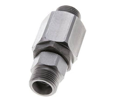 12S Zink plated Steel Ball-Guided Swivel Joint Cutting Fitting DN 7.5350 bar NBR ISO 8434-1