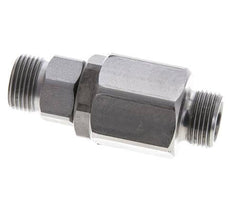 12S Zink plated Steel Ball-Guided Swivel Joint Cutting Fitting DN 7.5350 bar NBR ISO 8434-1