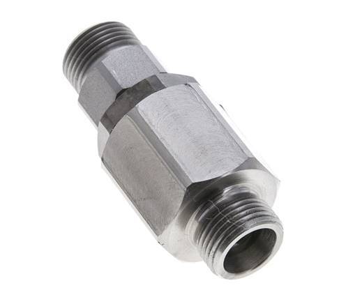 12S Zink plated Steel Ball-Guided Swivel Joint Cutting Fitting DN 7.5350 bar NBR ISO 8434-1