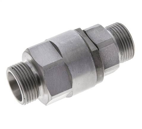 20S Zink plated Steel Ball-Guided Swivel Joint Cutting Fitting DN 16350 bar NBR ISO 8434-1