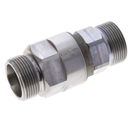 25S Racor giratorio de acero cincado DN 20350 bar NBR ISO 8434-1