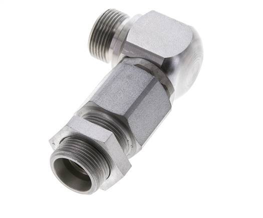 16S Codo de acero zincado Rótula con guía de bola Racor de corte Pasamuros DN 12350 bar NBR ISO 8434-1