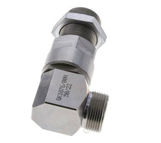 25S Zink plated Steel Elbow Ball-Guided Swivel Joint Cutting Fitting Bulkhead DN 20350 bar NBR ISO 8434-1