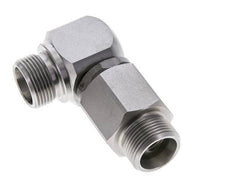 16S Codo de acero cincado Racor giratorio con guía de bola DN 12350 bar NBR ISO 8434-1