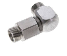 16S Codo de acero cincado Racor giratorio con guía de bola DN 12350 bar NBR ISO 8434-1