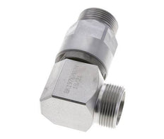 25S Codo de acero zincado Racor con rótula DN 20350 bar NBR ISO 8434-1