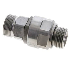 25S & G1'' Zink plated Steel Ball-Guided Swivel Joint Cutting Fitting with Male Threads DN 20350 bar NBR ISO 8434-1