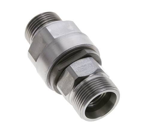 25S & G1'' Zink plated Steel Ball-Guided Swivel Joint Cutting Fitting with Male Threads DN 20350 bar NBR ISO 8434-1